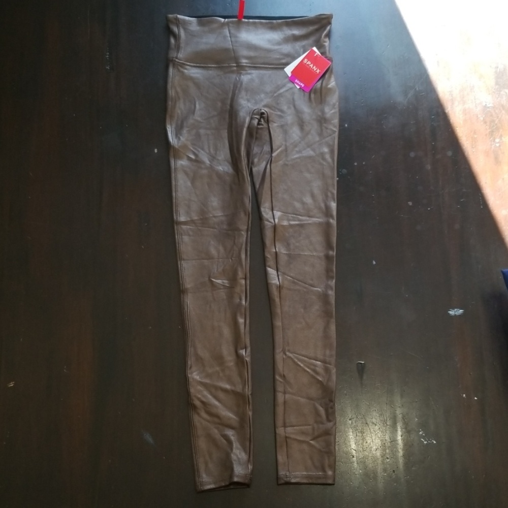 SPANX faux leather leggings